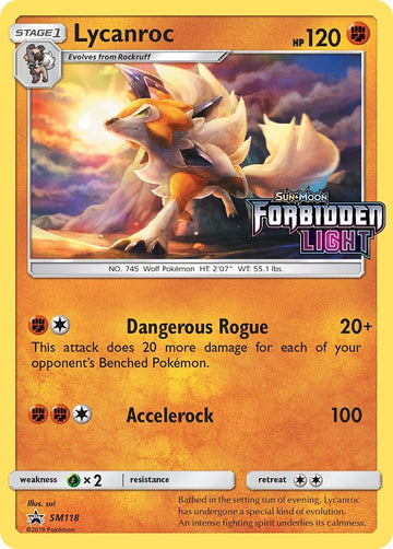 Lycanroc - SM118 (Prerelease)