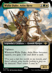 Wylie Duke, Atiin Hero (Extended Art) (OTJ-367) - Outlaws of Thunder Junction: (Extended Art) Foil