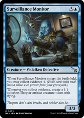 Surveillance Monitor (b) (MKM-073) - Murders at Karlov Manor Foil