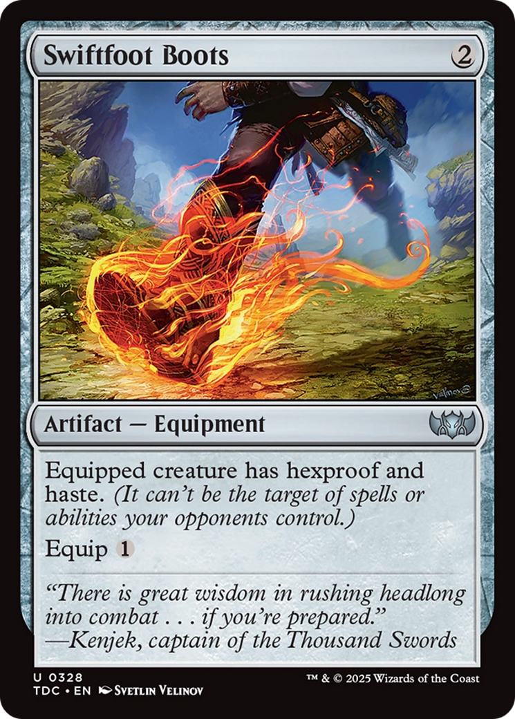 Swiftfoot Boots (TDC-328) - Commander: Tarkir: Dragonstorm