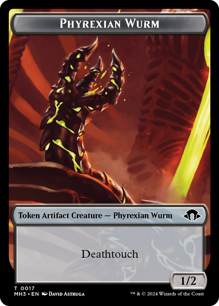 Phyrexian Wurm (TMH3-017) - Modern Horizons 3 Tokens Foil