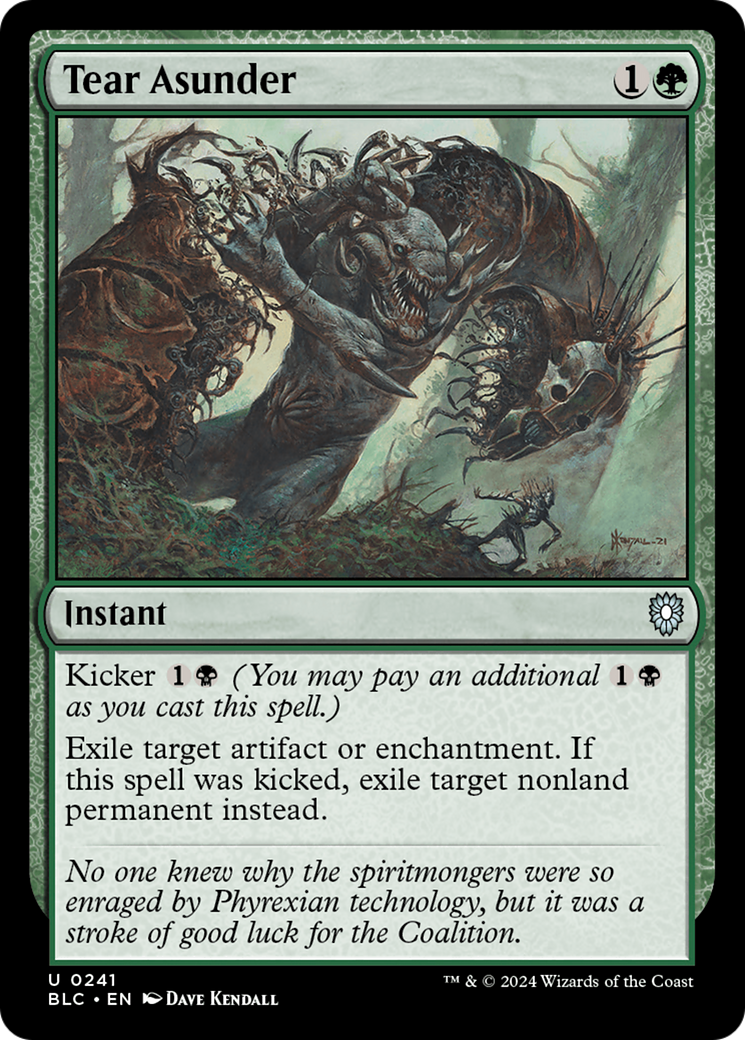 Tear Asunder (BLC-241) - Bloomburrow Commander