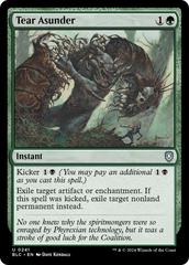 Tear Asunder (BLC-241) - Bloomburrow Commander