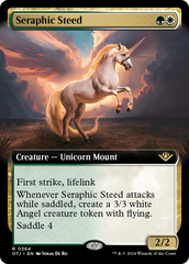 Seraphic Steed (Extended Art) (OTJ-364) - Outlaws of Thunder Junction: (Extended Art) Foil