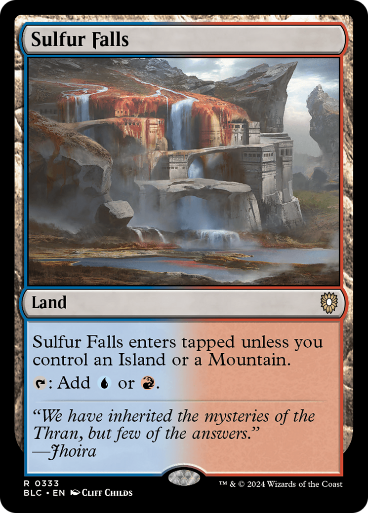 Sulfur Falls (BLC-333) - Bloomburrow Commander