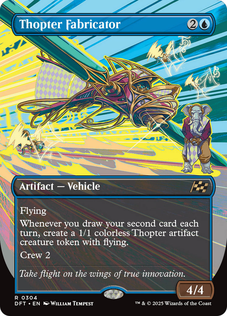 Thopter Fabricator (Borderless) (DFT-304) - Aetherdrift Foil