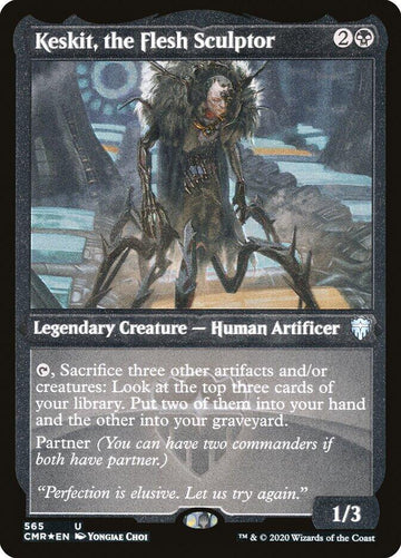 Keskit, the Flesh Sculptor (Foil Etched)
