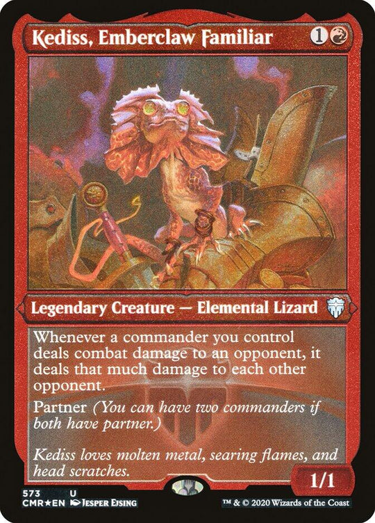 Kediss, Emberclaw Familiar (Foil Etched)