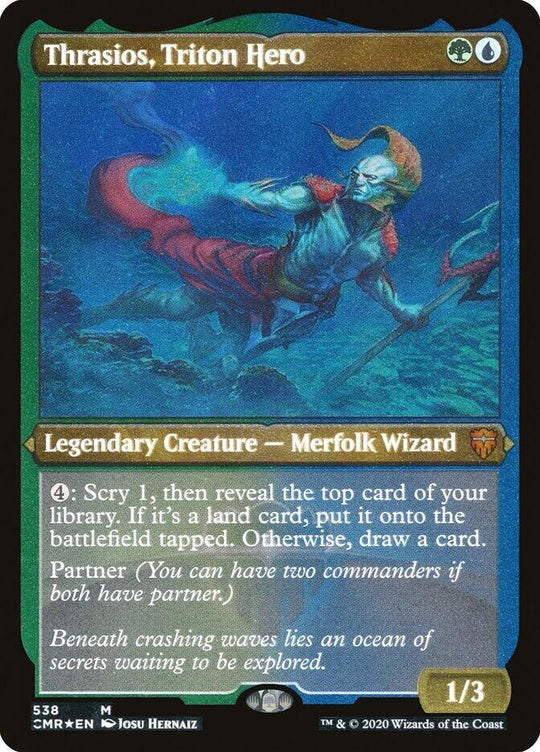 Thrasios, Triton Hero (Foil Etched)