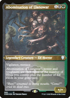 Abomination of Llanowar (Foil Etched)
