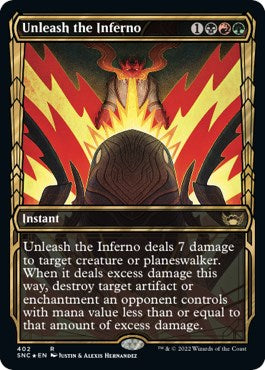 Unleash the Inferno (Gilded Foil)