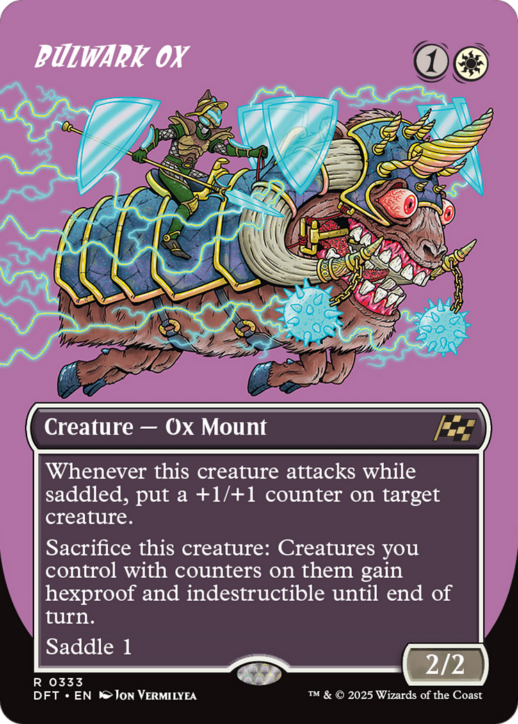 Bulwark Ox (Borderless) (DFT-333) - Aetherdrift Foil