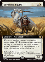 Skyknight Squire (Extended Art) (FDN-448) - Foundations: (Extended Art) Foil