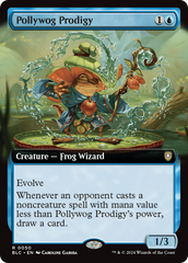 Pollywog Prodigy (Extended Art) (BLC-050) - Bloomburrow Commander: (Extended Art)