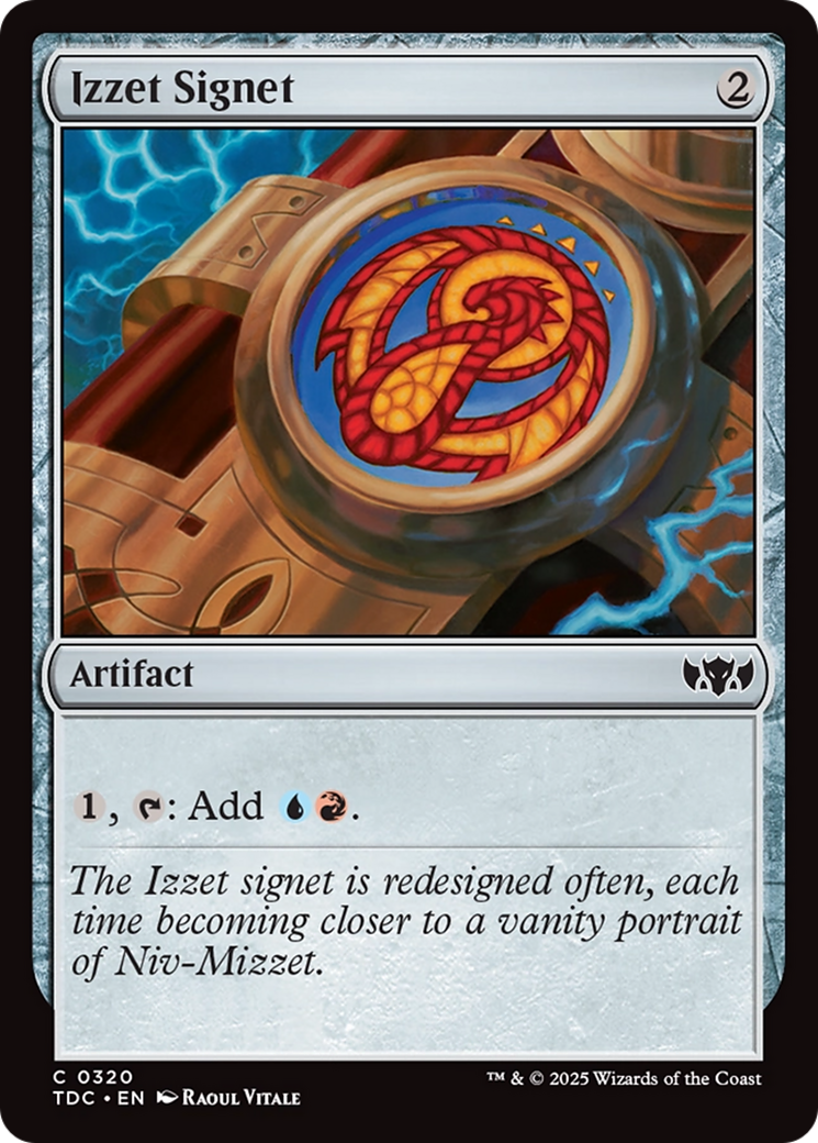 Izzet Signet (TDC-320) - Commander: Tarkir: Dragonstorm