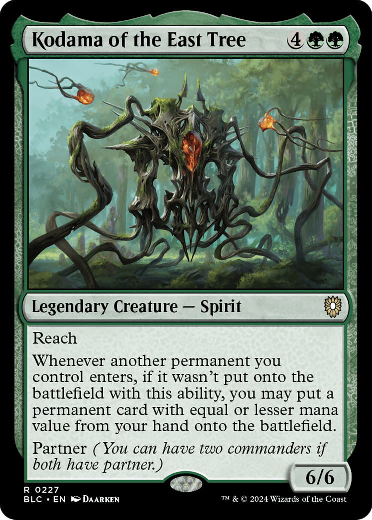 Kodama of the East Tree (BLC-227) - Bloomburrow Commander