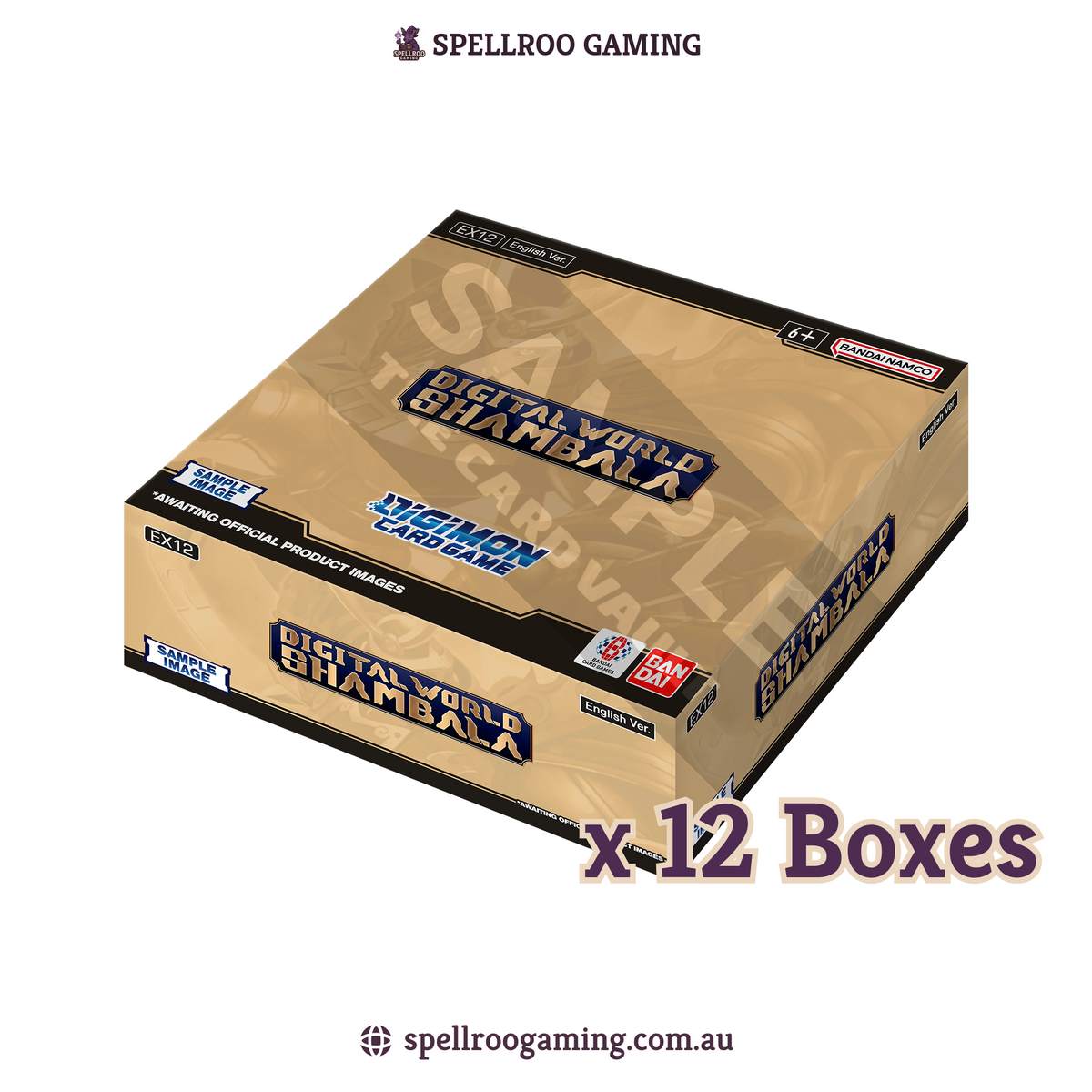 Digimon Card Game: EX12 - Digital World Shambala Extra Booster Case – English (PREORDER)