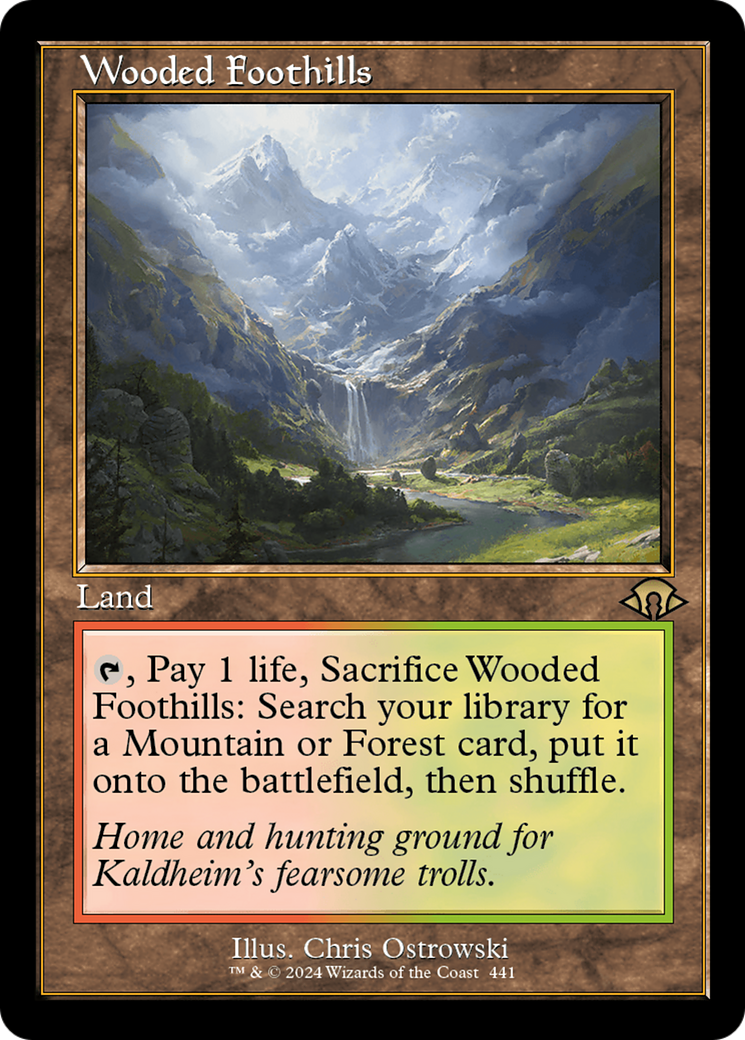 Wooded Foothills (Retro Frame) (MH3-441) - Modern Horizons 3