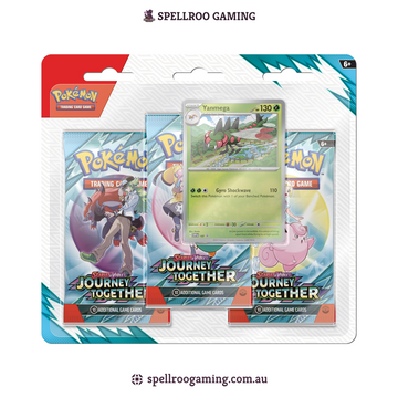 Pokemon TCG: Mega Evolution - Mega Evolution Journey Together 3-Pack Blister - English