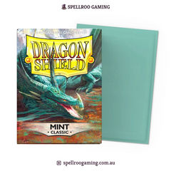 Dragon Shield: Classic - Mint - Standard Size - 100 Sleeves
