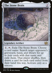 The Stone Brain (BRO-247) - The Brothers' War Foil