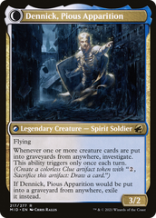 Dennick, Pious Apprentice (MID-217) - Innistrad: Midnight Hunt: (Double Faced Transform)