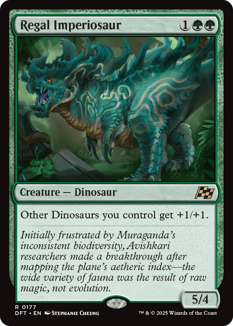 Regal Imperiosaur (DFT-177) - Aetherdrift Foil