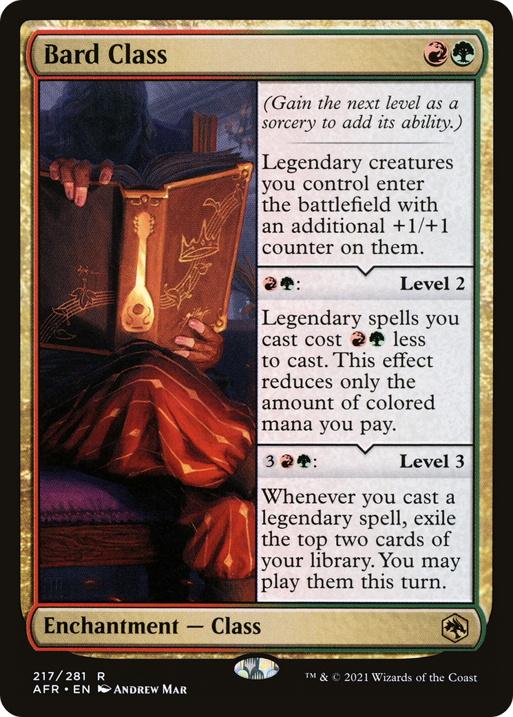 Bard Class (AFR-217) - Adventures in the Forgotten Realms Foil