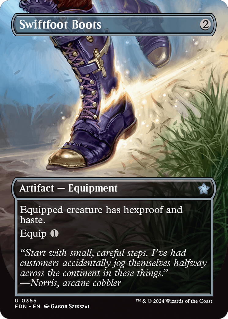 Swiftfoot Boots (Borderless) (FDN-355) - Foundations Foil