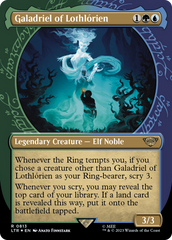 Galadriel of Lothlorien (Showcase) (Surge Foil) (LTR-813) - The Lord of the Rings: Tales of Middle-earth: (Showcase) (Borderless) Foil