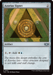 Azorius Signet (TDC-312) - Commander: Tarkir: Dragonstorm