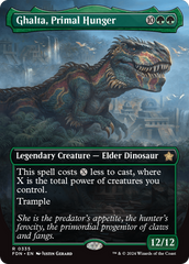 Ghalta, Primal Hunger (Borderless) (FDN-335) - Foundations Foil