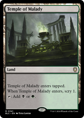 Temple of Malady (BLC-341) - Bloomburrow Commander