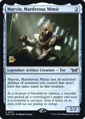 Marvin, Murderous Mimic (PRE-253) - Duskmourn: House of Horror Promos Foil
