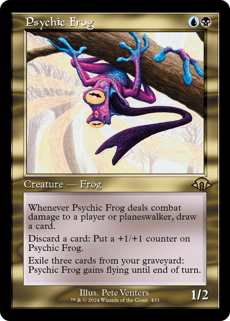 Psychic Frog (Retro Frame) (MH3-433) - Modern Horizons 3 Foil