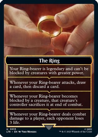 The Ring Helper Card (LTR-013) - The Lord of the Rings: Tales of Middle-earth