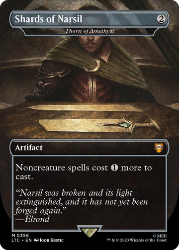 Shards of Narsil - Thorn of Amethyst (Borderless)