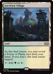 Fortified Village (TDC-366) - Commander: Tarkir: Dragonstorm