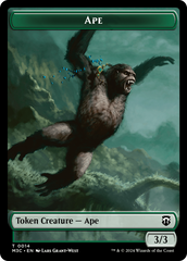 Ape (TM3C-014) - Modern Horizons 3 Commander Tokens Foil