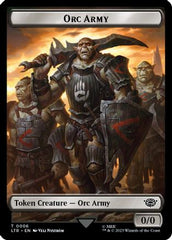 Orc Army (0006) // Food (0009) Double-Sided Token (LTR-6 // 9) - The Lord of the Rings: Tales of Middle-earth Foil
