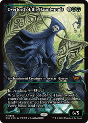 Overlord of the Hauntwoods (Showcase) (DSK-395) - Duskmourn: House of Horror: (Showcase) Foil