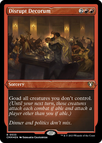 Disrupt Decorum (Foil Etched)