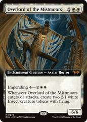 Overlord of the Mistmoors (Extended Art) (DSK-370) - Duskmourn: House of Horror: (Extended Art, enchantment) Foil