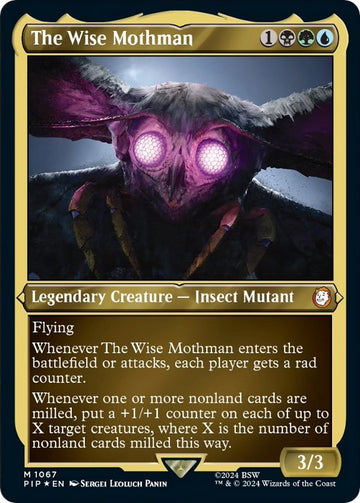 The Wise Mothman (Display Commander) - Thick Stock
