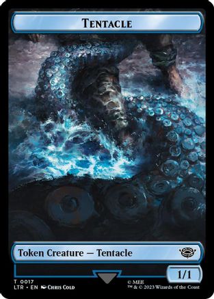 Tentacle // Food (0024) Double-Sided Token (Surge Foil) (LTR-17 // 24) - The Lord of the Rings: Tales of Middle-earth Foil