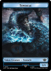 Tentacle // Food (0024) Double-Sided Token (Surge Foil) (LTR-17 // 24) - The Lord of the Rings: Tales of Middle-earth Foil