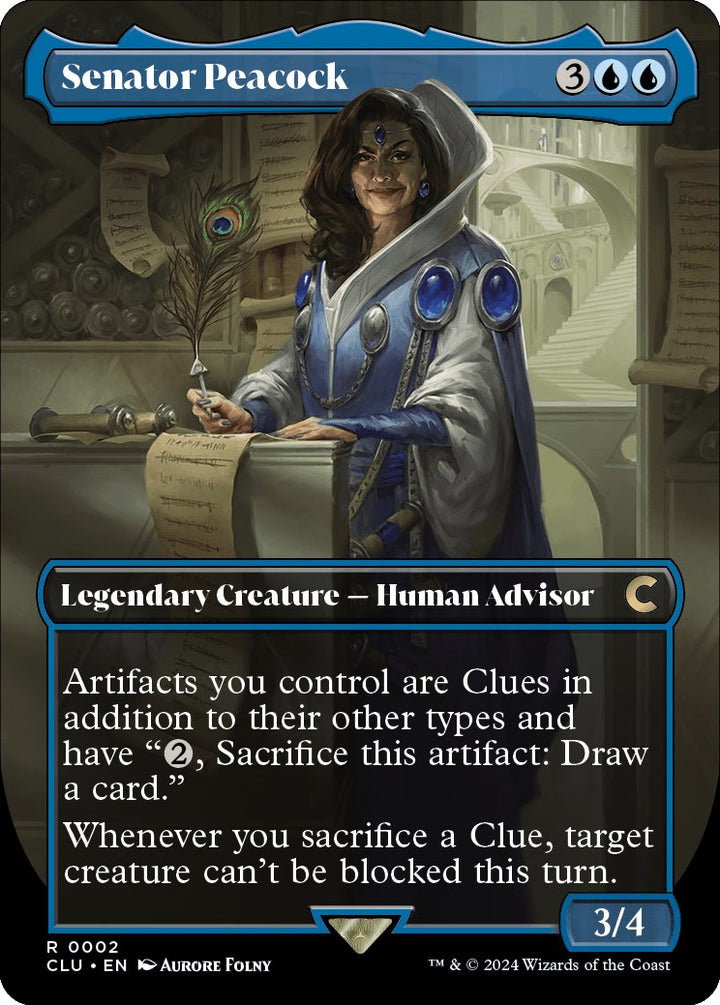 Senator Peacock (Borderless)