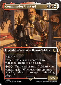 Commander Mustard (Borderless)