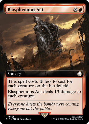 Blasphemous Act (Extended Art)