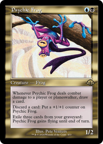 Psychic Frog (Retro Frame)